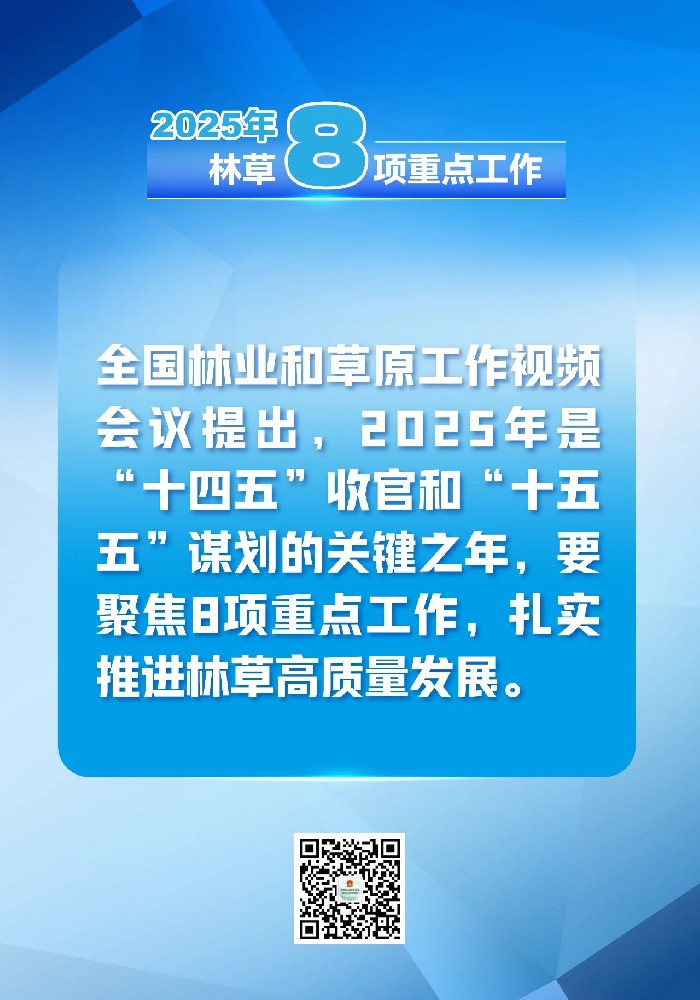 圖解｜2025年林草8項(xiàng)重點(diǎn)工作